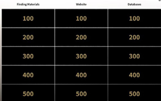 FlipQuiz game board with categories.