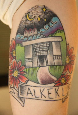 Winning design as a tattoo