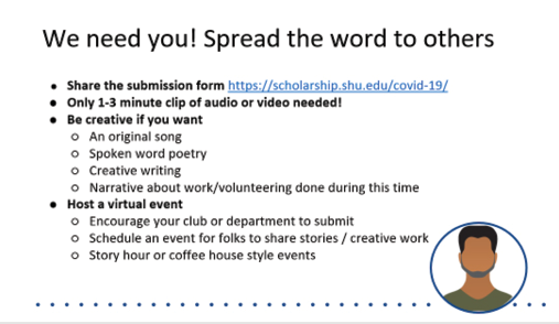 We need you! Spread the word to others