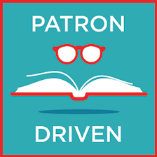 Logo of the Patron Driven podcast