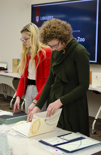 Handmade books. © IU Libraries.