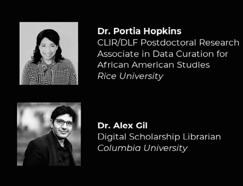 Panelists from the Digital Scholarship Section’s presentation.