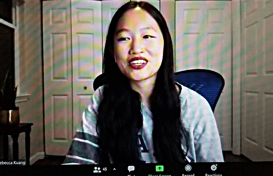 Festival participant Rebecca Kuang, author of The Poppy War fantasy series, published by Harper Voyager.