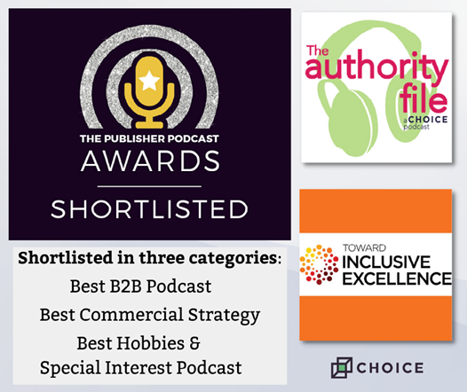 The Publisher's Podcast Awards Shortlisted graphic