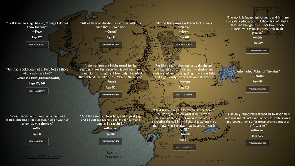 Full version of exhibition kiosk designed for a large touchscreen.