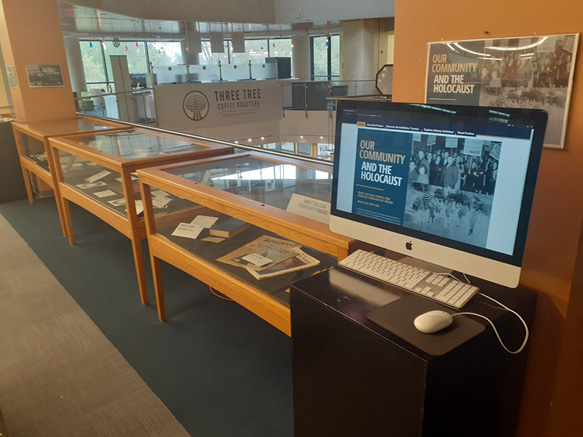 The companion exhibition Our Community and the Holocaust at Georgia Southern University