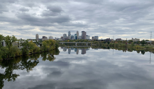 Minneapolis Skyline from Broadway