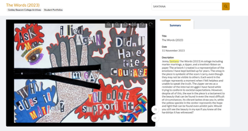 Best in show, “The Words (2023).”