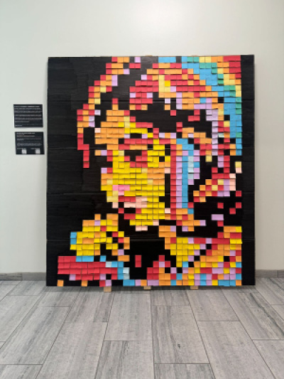 Mosaic depicting the community’s shared feelings and experiences.