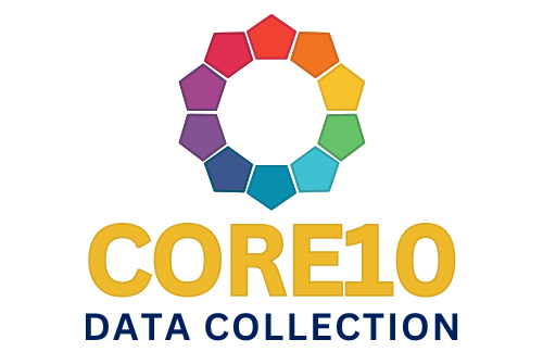 Figure 2: Wordmark developed for the Core10 Data Collection.