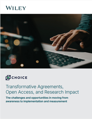 Transformative Agreements, Open Access and Research Impact report cover